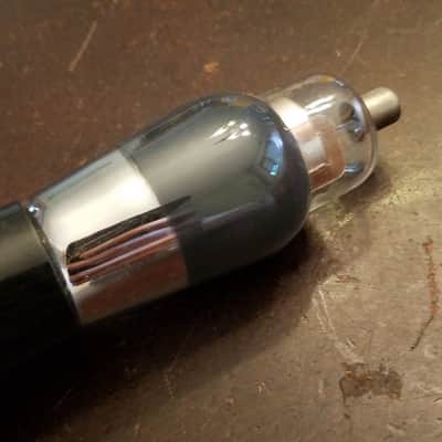 RCA ONE (1) 6E7 Pentode Antique tNOS TESTED Vacuum Tube Smoked Glass Audio 1932-1939 image 2