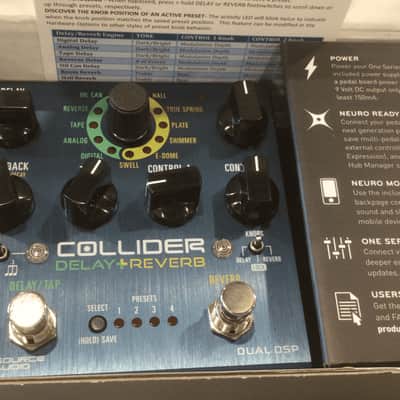 Source Audio Collider Stereo Delay+Reverb Pedal
