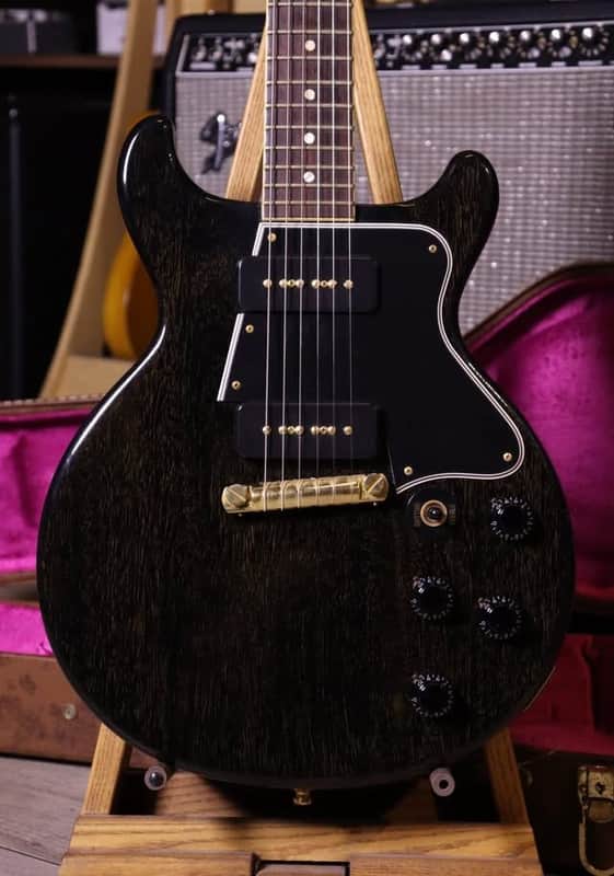 Gibson Custom shop Lespaul Special Double Cut TV Black 2017 image 1