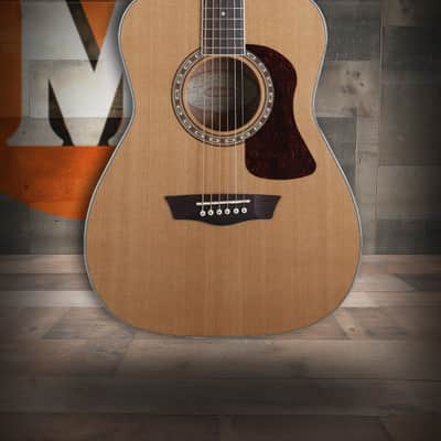Washburn F11S Heritage 10 Series Folk Acoustic Guitar - Natural (HF11S-O-U) image 1