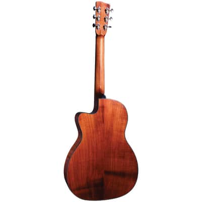 Recording King RP2-729-C All Solid Koa OO Size Cutaway Acoustic Guitar with case image 2
