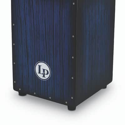 Latin Percussion LP Aspire Accent Cajon - Blue Burst Streak (LPA1332-BBS) image 2