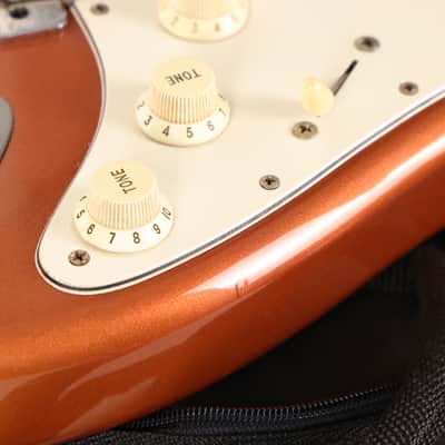 Fender 1991 ST-62 Stratocaster Reissue MIJ Burgundy Mist Metallic Matching Headstock image 15