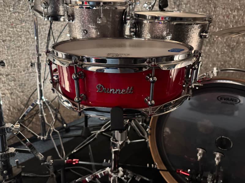Dunnett Crimson Roma 14x4" Snare Drum image 1