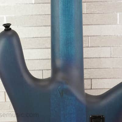 Spector Euro 5 LX Left Handed - Black & Blue Matte image 9