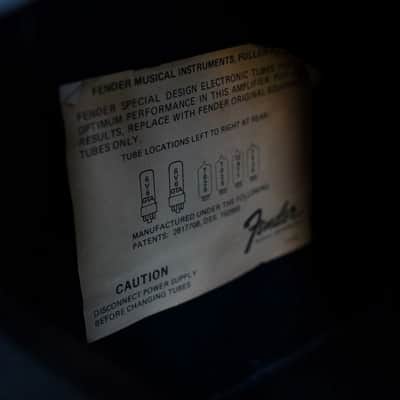 Fender Princeton Reverb II 2-Channel 22-Watt 1x12" Guitar Combo 1981 - 1986 - Black image 5