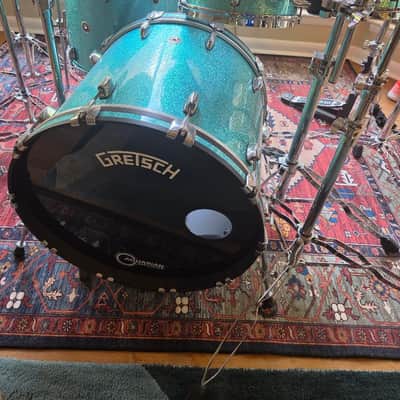 Gretsch GB-E8246 Brooklyn Series 7x10/8x12/14x16/18x22" 4pc Shell Pack 2016 - 2022 - Silver Sparkle image 2