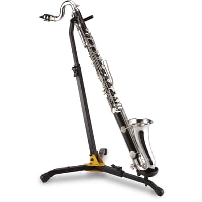 Hercules Stands DS561B Bass Clarinet/Bassoon Stand - Stand for Woodwind Instruments image 2
