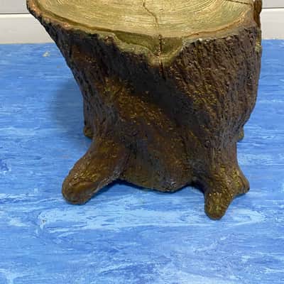 Tree stump garden hi fi speaker passive image 3