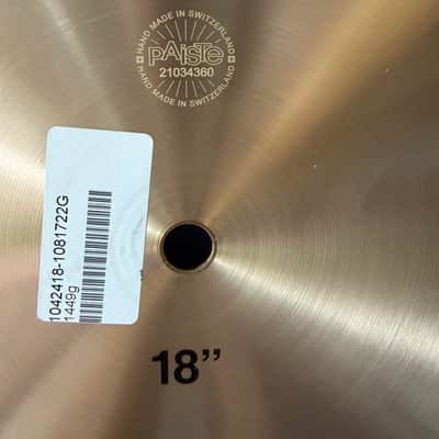 Paiste Formula 602 18" Thin Flat Ride-2021-1449g image 3