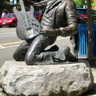 AEI Music Network Bill Haley bronze statue 1980 image 11