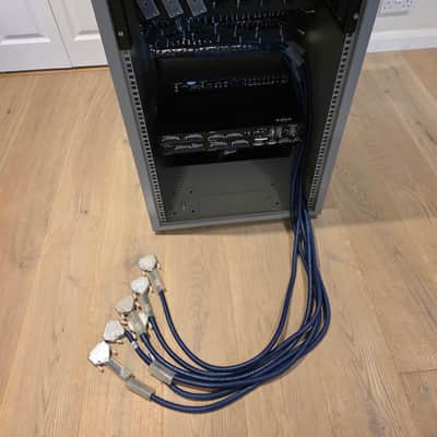 5x Canford M&M Broadcast-spec 2U Bantam Patchbays 2x24, Canford/VanDamme looms image 5