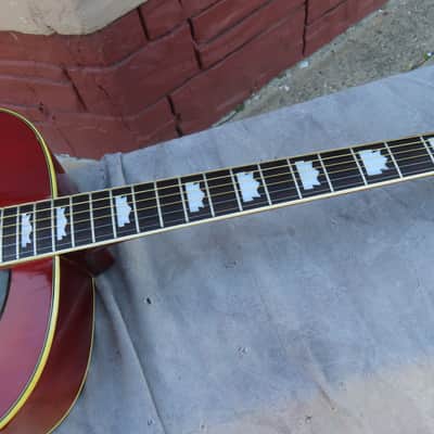 IBANEZ CONCORD 1975 SUNBURST 698-E J-200 JUMBO LAWSUIT PLAYER! image 11