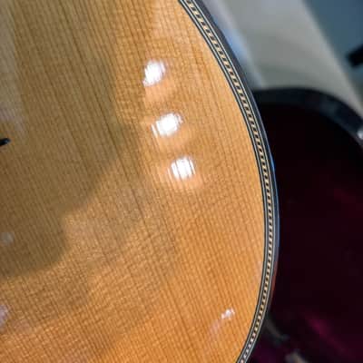 Dell Arte Grand Bouche, John Kinnard Solid Flame Koa With BigTone Pickup image 23