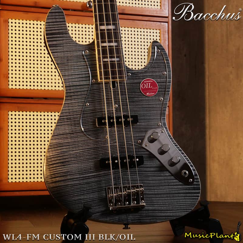 ベース Bacchus WL4-FM CUSTOM III BLK/OIL Bacchus WL4-FM CUSTOM III BLK/OIL | Reverb Canada