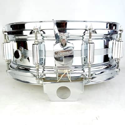 *Rogers Dynasonic 5x14"Snare Drum Chrome-Brass COB 10Lug Vintage 70s Big R USA* image 4