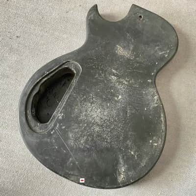Black Basswood Guitar Single Cut Body image 6