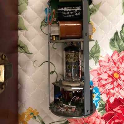 Skipper Wise's Blue U47 Microphone with EF86 Tube, Telefunken Body, Flight Case, PSU (U-47, U 47) image 12