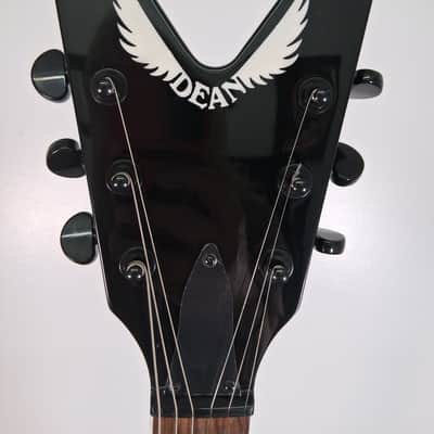 Dean ML 79 Classic Electric Guitar, Rosewood Fingerboard, Black to Blue Fade image 7