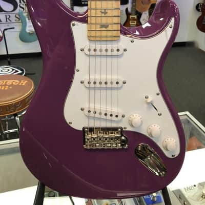 PRS SE Silver Sky Electric, Summit Purple. Maple Fingerboard with Gig Bag image 2