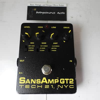 Tech 21 SansAmp GT2 Tube Amp Emulation Pedal | Reverb