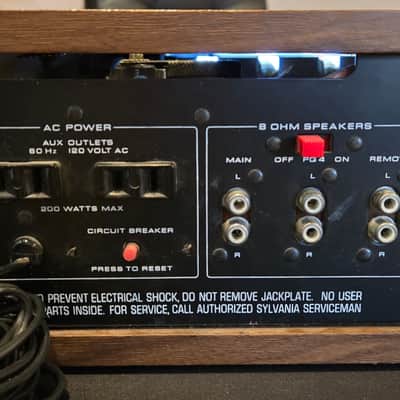 Great conditions Sylvania CR-2742 Vintage AM / FM Stereo Receiver 1970's image 9