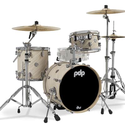 PDP Concept Maple Series 3-Piece Bop Shell Pack, Twisted Ivory (PDCM18BPTI) image 1