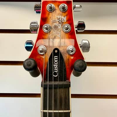 PRS SE Custom 24 Quilt Top 2024 Charcoal Cherry Burst with Gig Bag - Pre Owned image 6