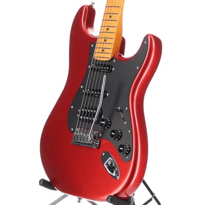 Fender Certified Pre-Owned American Ultra II Stratocaster HSS, Maple Fingerboard, Sinister Red (P8) (16483) image 4
