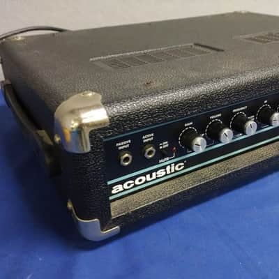 Acoustic B600H 600W Bass Amp Head Speakon and 1/4" Speaker Outputs Tested Good image 3