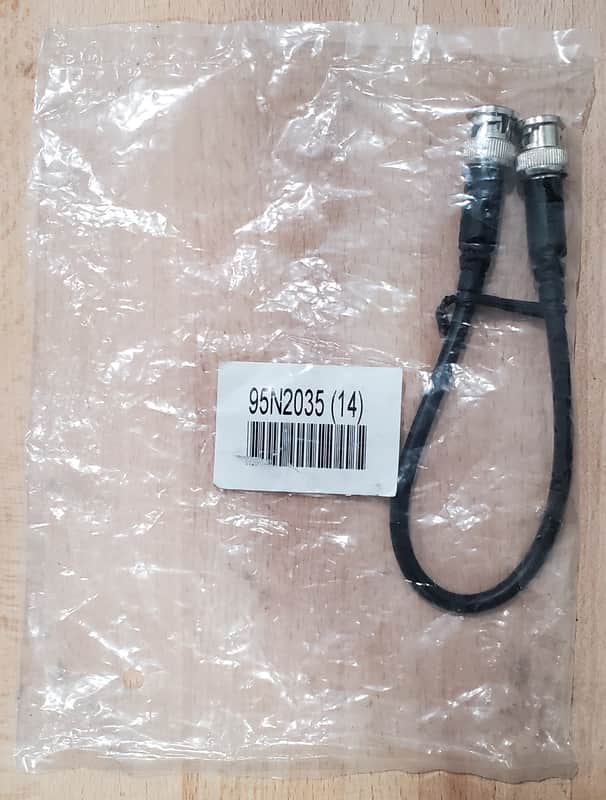 Shure 95N2035 12" BNC to BNC Coaxial RF Cascade Cable image 1