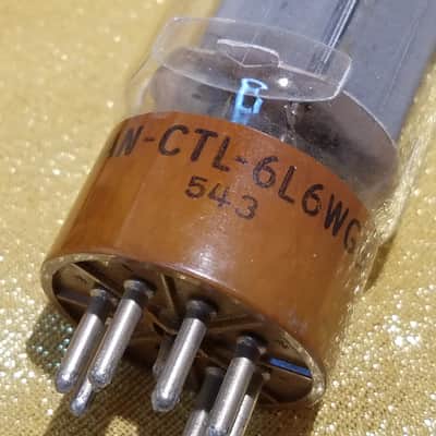 Tung-Sol ONE (1) 5881 tNOS AT1000 TESTED Vacuum Tube Brown Base 6L6WGB rugged 6L6 Beam Power Tetrode 1954-1963 image 4