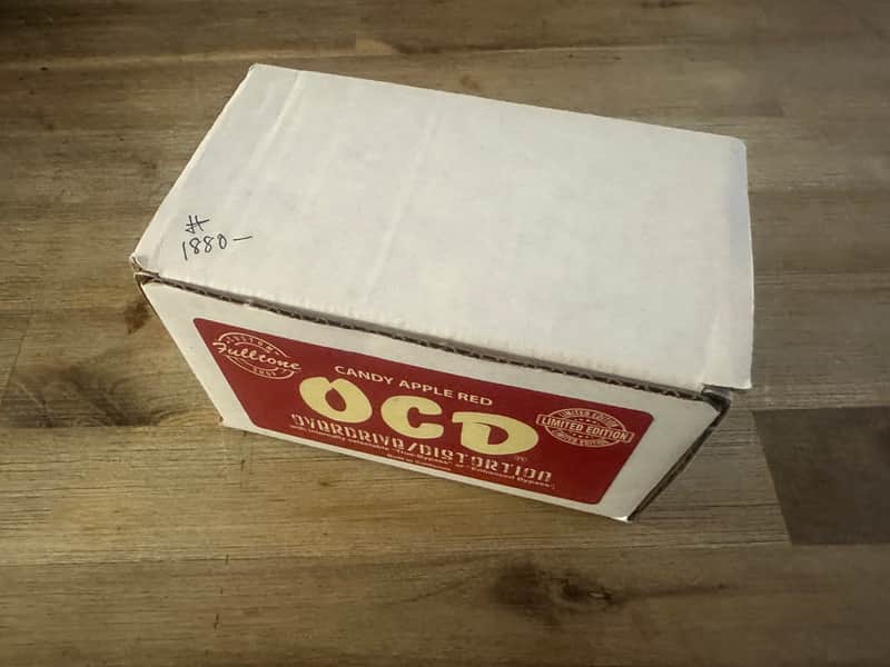 Fulltone Limited Edition OCD V2 2018 - Candy Apple Red image 1