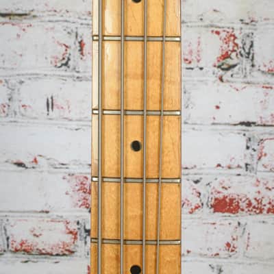 Parts Bass - P Style Electric Bass - Burgandy Fade - 83 Precision Bass Neck - w/HSC - x7839 - USED image 8