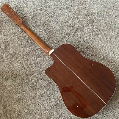 Caraya 12 String Spruce Mahogany Body Acoustic Guitar, Rosewood Fingerboard Neck image 14