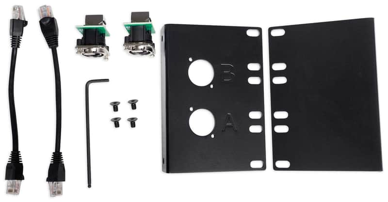 PRESONUS NSB 8.8 Rack Mount Kit w/2) Blank Panels+Ethercon jack Panel+2) cables image 1