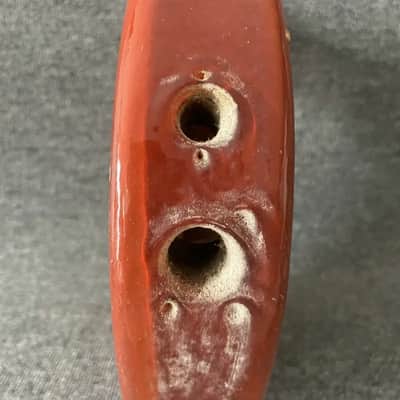 Red Single Humbucker Guitar Double Cutaway Body image 5