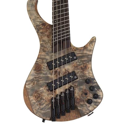 Ibanez EHB1505MS Headless 5 String Bass Black Ice Flat B-Stock image 2
