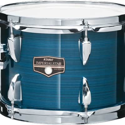 Tama IE50CHLB Imperialstar Hairline Blue 5 Piece 20" Bass Drum Kit image 2
