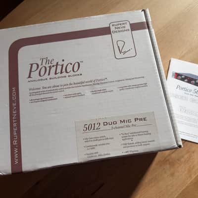 Rupert Neve Designs Portico 5012 Dual Mic Preamp 2006 - 2008 - Red / Blue image 7