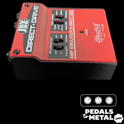 Radial JDX Direct-Drive Reactor Amplifier Direct Box 2010s - Red X11777 image 3