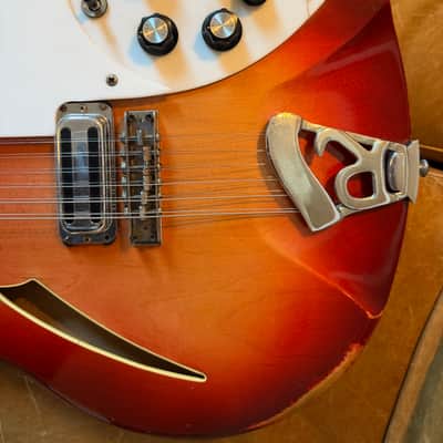 1965 Rickenbacker 360/12 Fireglo, Original Toaster Pickups, OHSC image 7