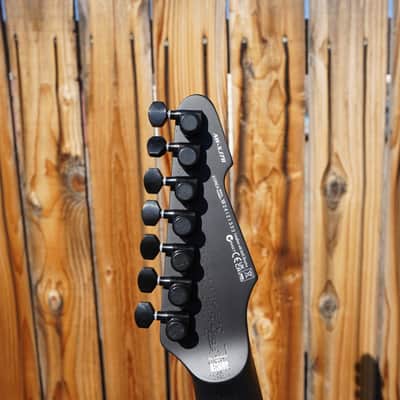 ESP LTD SIGNATURE SERIES AW-XJ7 Baritone Evertune Black Open Grain Stain 7-String Electric Guitar (2025) image 9