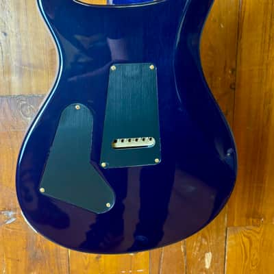 PRS Custom 24 10 Top Cobalt Blue Stained Maple Neck image 7