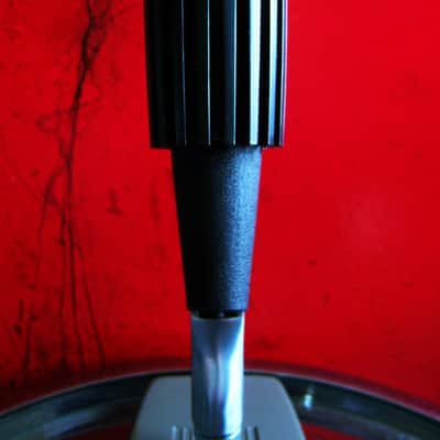 Vintage RARE 1960's Aiwa DM-47 dynamic cardioid microphone High Z w cable & stand Olson Monarch Lafayette image 12
