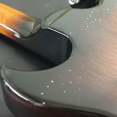 Aria Pro II CSB-450 Cardinal Series Bass Medium Scale early 80s Thru-neck Brown image 17