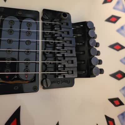 Kramer Nightswan 1989 Aztec graphic guitar Vintage Original Floyd Knapp USA F serial WOW image 7