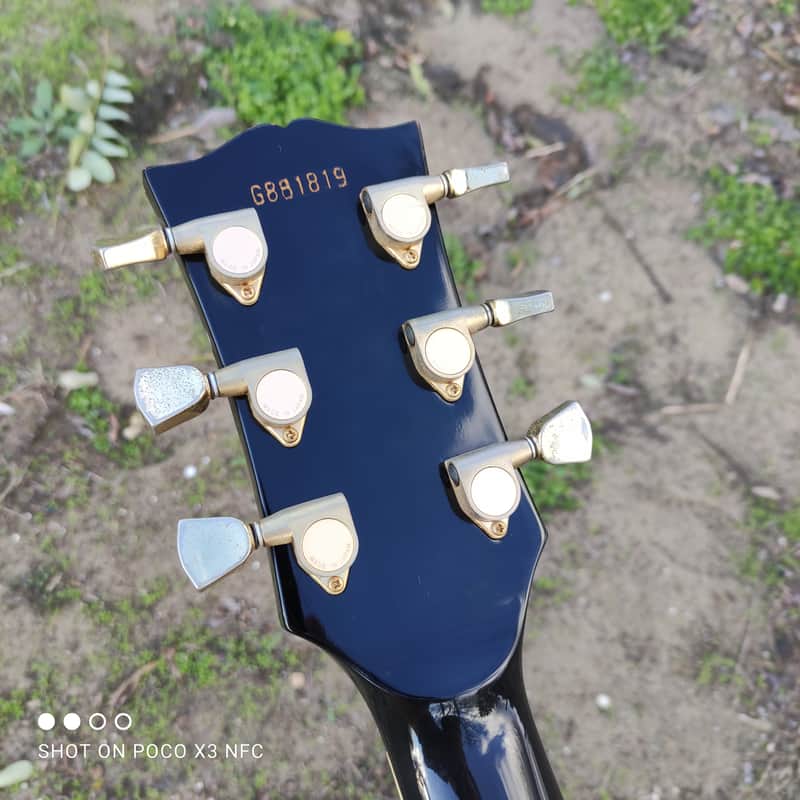Lefty lefthand 1988 Greco Les Paul Custom EGC68-60 Black Beauty