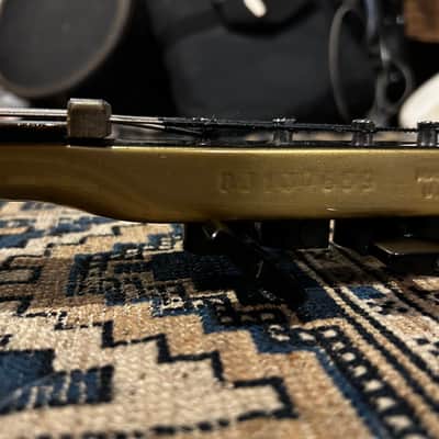 1987 Gibson 20/20 Ned Steinberger Bass - Gold Inca Silver image 3