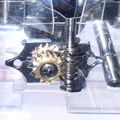 Grover Grover Nickel Butterbean Slot Head Sta-Tite Vintage Open Gear Guitar Tuners H97N 2026 - Nickel image 3
